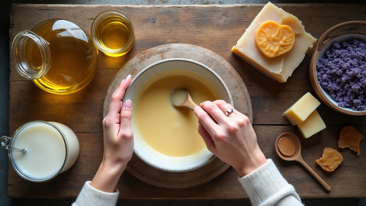 Processus de fabrication de savon artisanal