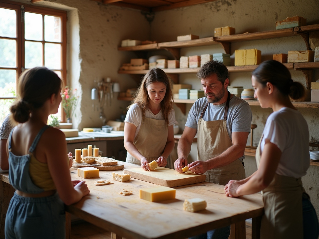 Atelier de fabrication de savon