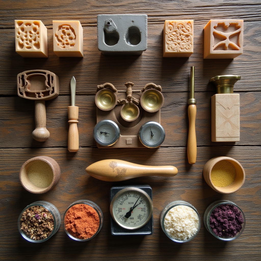 Outils de fabrication de savon